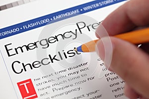 Emergency Checklist