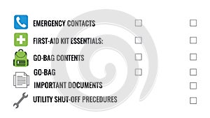Emergency Contact and Safety Checklist