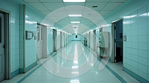 emergency corridor hospital building