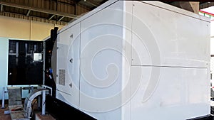Emergency Diesel Generator installation and testing.