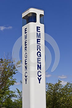 Emergency Entrance Beacon for a Local Hospital IX