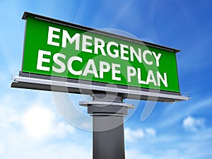 Emergency escape plan