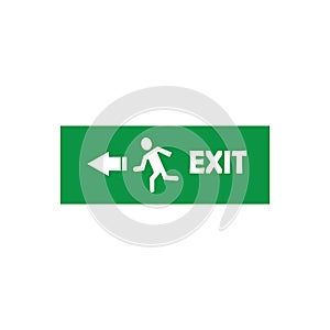 emergency evacuation route icon