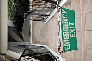 Emergency exit - Chained