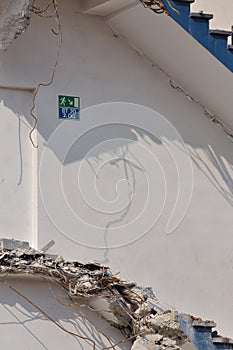 Emergency exit - demolition