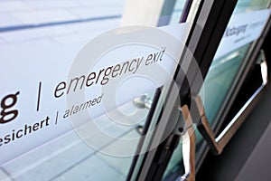 Emergency exit doors