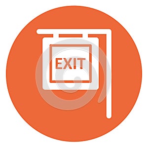 Emergency exit  Isolated Vector Icon which can easily modify or edit