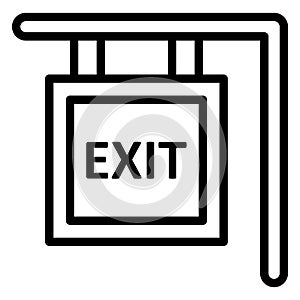 Emergency exit  Isolated Vector Icon which can easily modify or edit