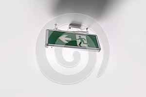 Emergency exit in the office