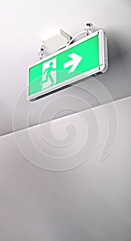 Emergency exit in the office