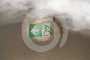 Emergency exit on a office