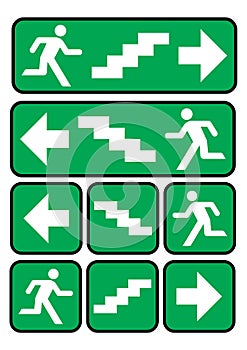 Emergency exit sign