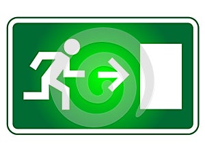 Emergency exit sign