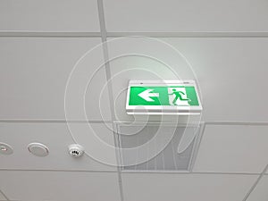 Emergency exit sign