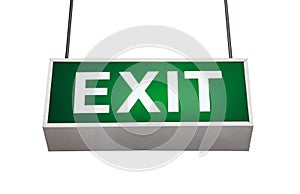 Emergency exit sign