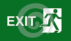 Emergency exit sign