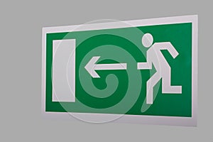 Emergency exit sign