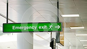 Emergency exit sign