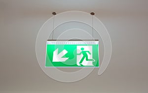 Emergency exit sign