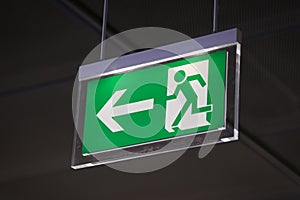 Emergency exit - Stock Image