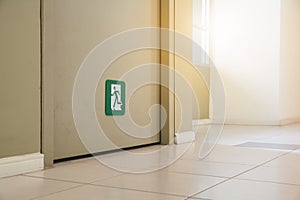 Emergency Fire exit sign