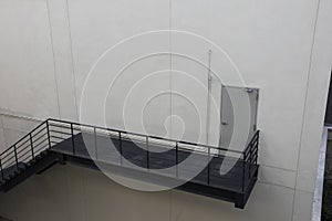 The Emergency fire exit stair