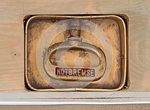 Emergency hand brake