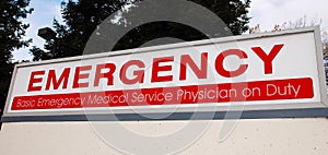 Emergency Hospital Signage photo
