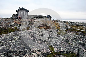 Emergency Hut in Tundra in Urho Kekkonen National Park