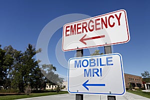 Emergency and Mobile MRI Signs