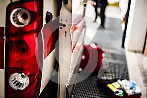 Emergency operator in action