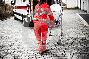 Emergency operator in action