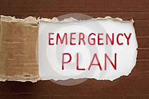 Emergency Plan Concept