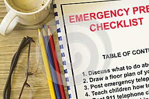 Emergency preparedness lecture cover page photo