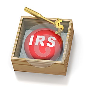Emergency red pill reminder for IRS photo