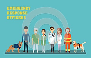 Emergency response officers