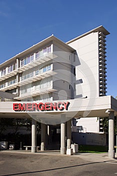 Emergency Room Entrance at a Hospital