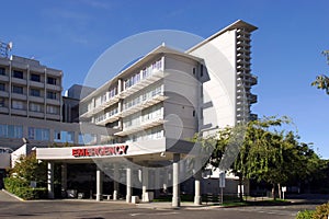 Emergency Room Entrance at a Hospital