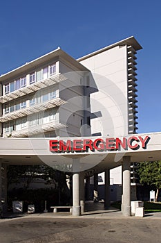 Emergency Room Entrance at a Hospital