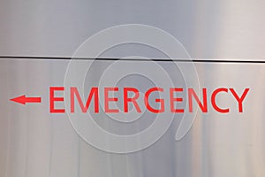 Emergency Sign