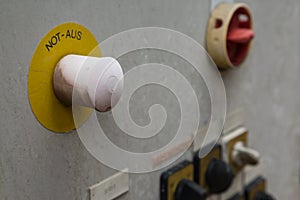 Emergency stop button