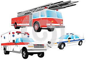 Emergency vehicles photo