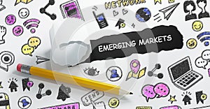 Emerging markets. Business, Technology, Internet and network concept