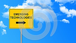 Emerging technologies traffic sign