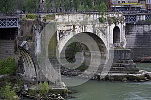 The Emilio Bridge in Rome, Lazio, Italy. photo