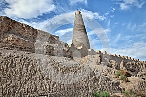 The Emin Minaret in Turpan in Xinjiang Uighur Autonomous Region of China.