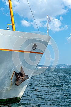 Eminonu ferry in port closer