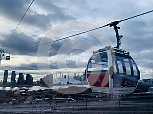 The Emirates Air Line is a cable car link across the River Thames in London, England, built by Doppelmayr with sponsorship