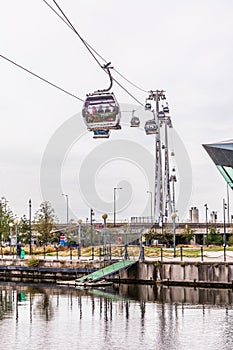 Emirates Air-line cable car, London, England