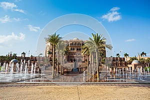 Emirates Palace in Abu Dhab